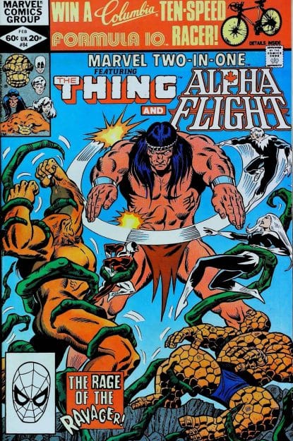 Couverture de MARVEL TWO-IN-ONE (1974) #84 - par Ron Wilson - lecubeacomics.com