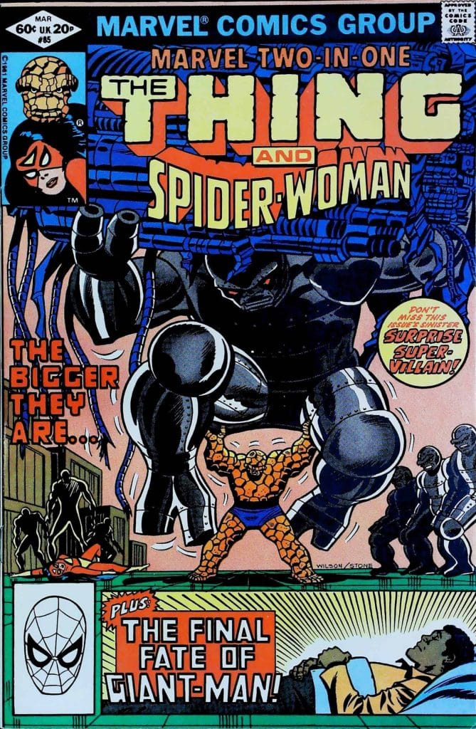 Marvel Two-In-One #85, vue de l'exemplaire