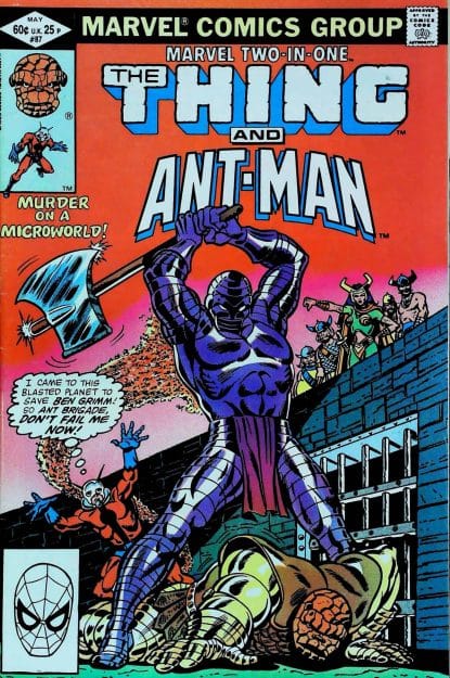 Couverture de MARVEL TWO-IN-ONE (1974) #87 - par Ron Wilson - lecubeacomics.com