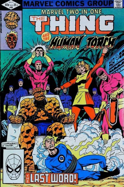 Couverture de MARVEL TWO-IN-ONE (1974) #89 - par Alan Kupperberg - lecubeacomics.com