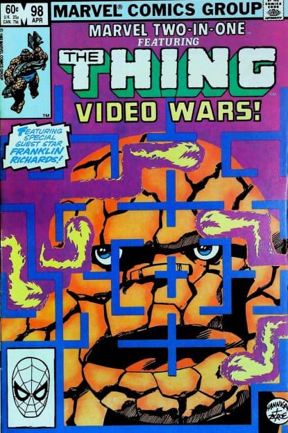 Couverture de MARVEL TWO-IN-ONE (1974) #98 - par Ed Hannigan - lecubeacomics.com