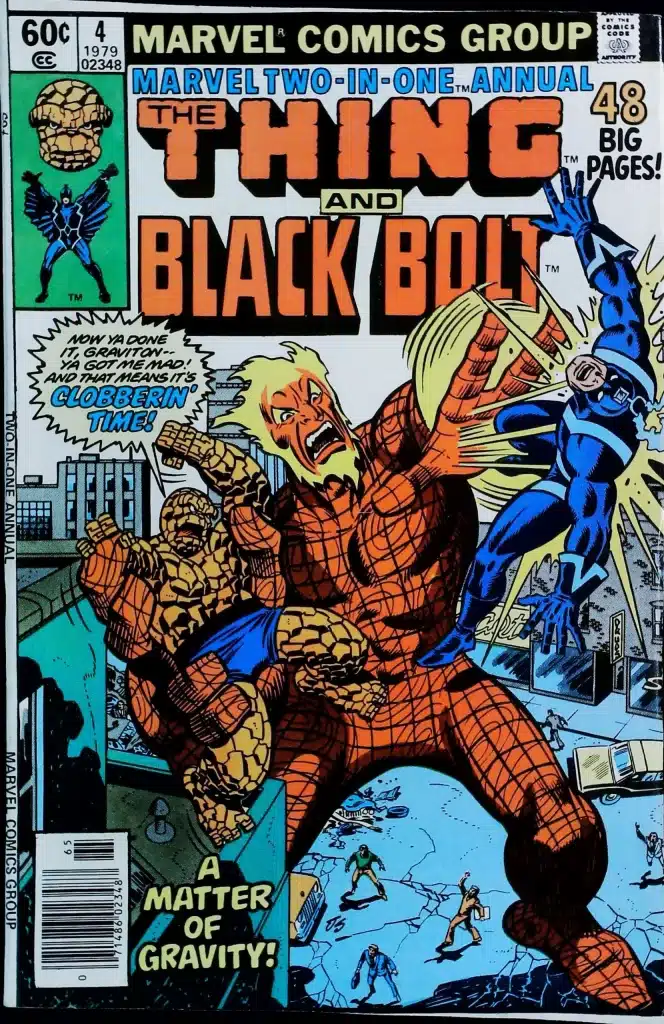 Marvel Two-In-One Annual #4, vue de l'exemplaire