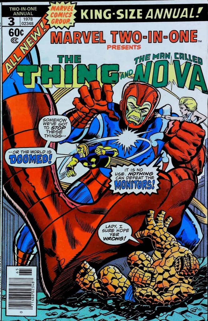 Marvel Two-In-One Annual #3, vue de l'exemplaire