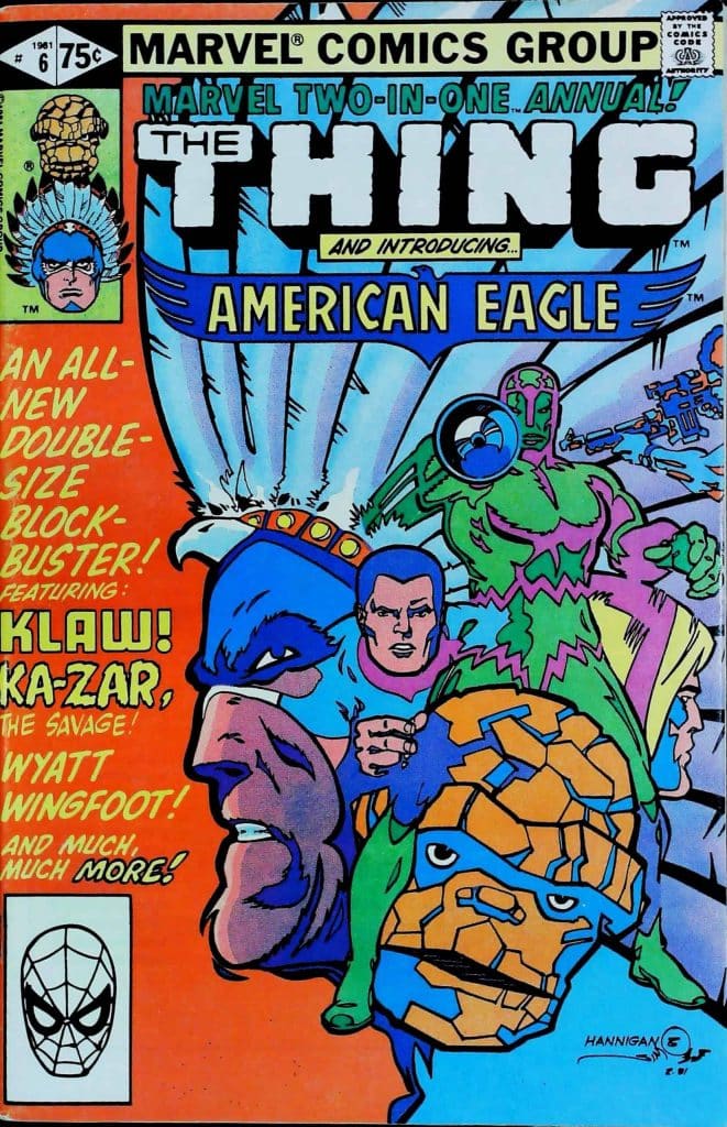 Marvel Two-In-One Annual #6, vue de l'exemplaire