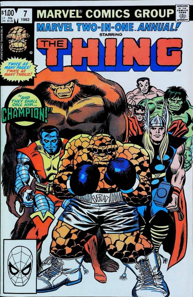 Marvel Two-In-One Annual #7, vue de l'exemplaire