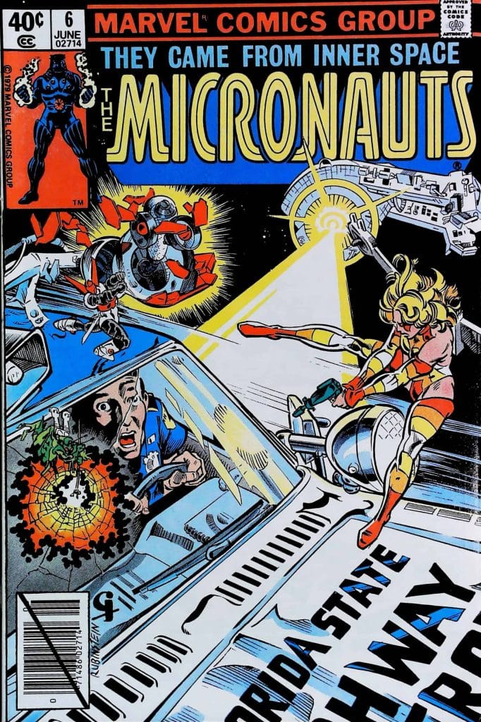 Micronauts #6, vue de l'exemplaire
