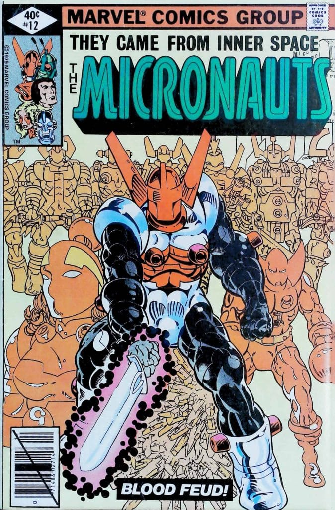 Micronauts #12, vue de l'exemplaire