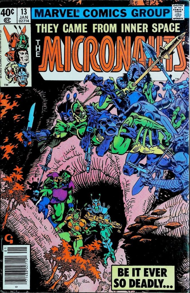 Micronauts #13, vue de l'exemplaire