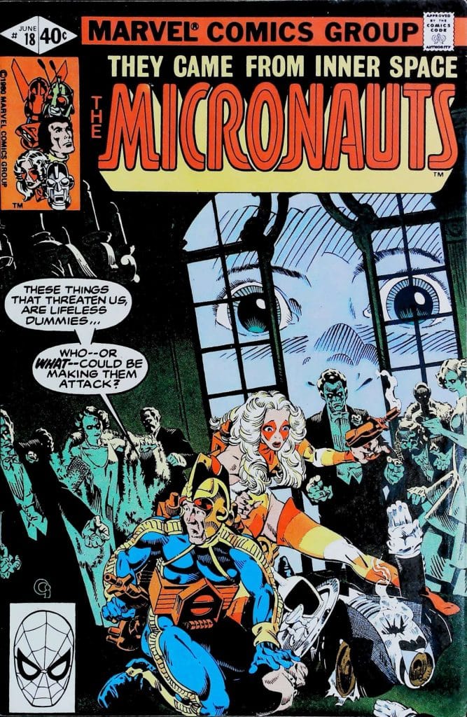 Micronauts #18, vue de l'exemplaire