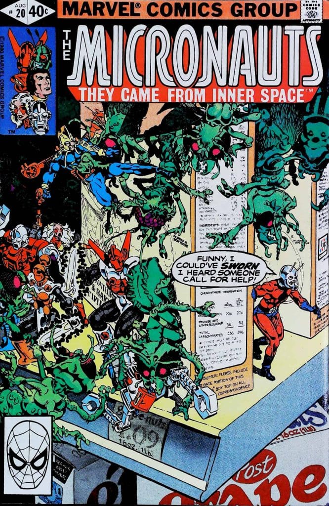 Micronauts #20, vue de l'exemplaire