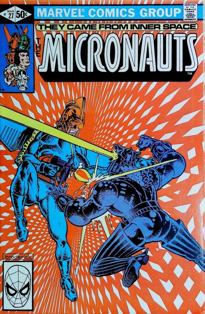 Micronauts #27, vue de l'exemplaire