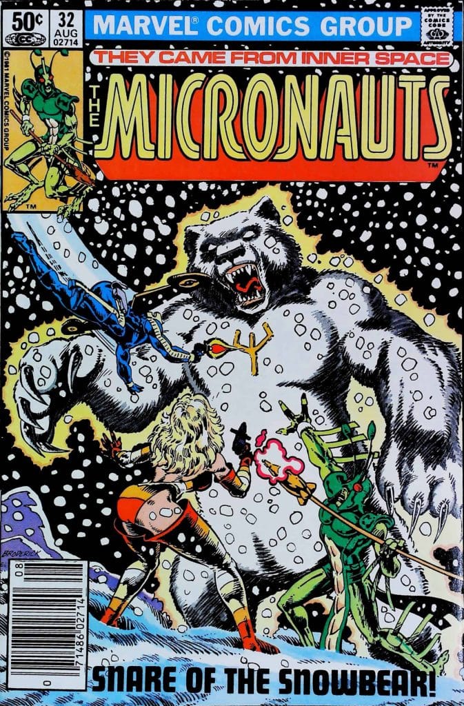 Micronauts #32, vue de l'exemplaire