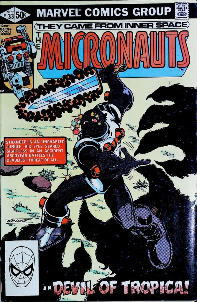 Micronauts #33, vue de l'exemplaire