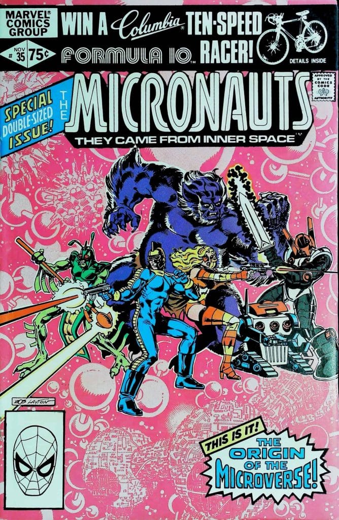 Micronauts #35, vue de l'exemplaire