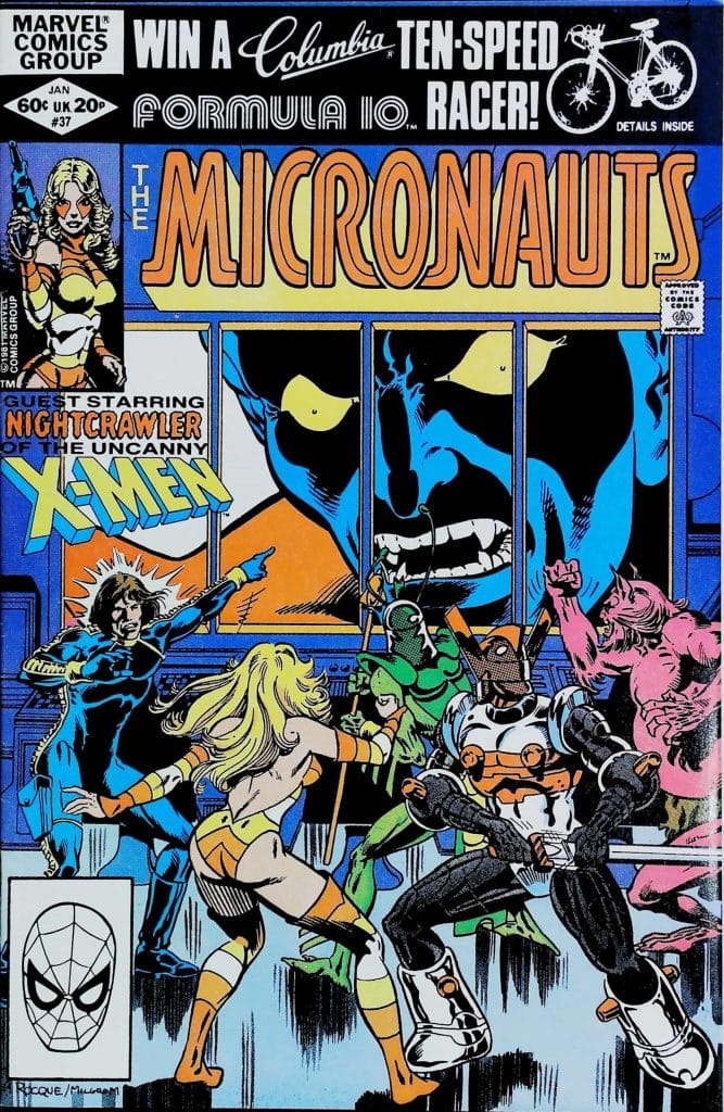 Micronauts #37, vue de l'exemplaire