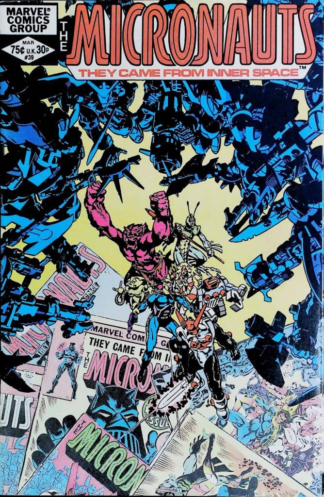 Micronauts #39, vue de l'exemplaire
