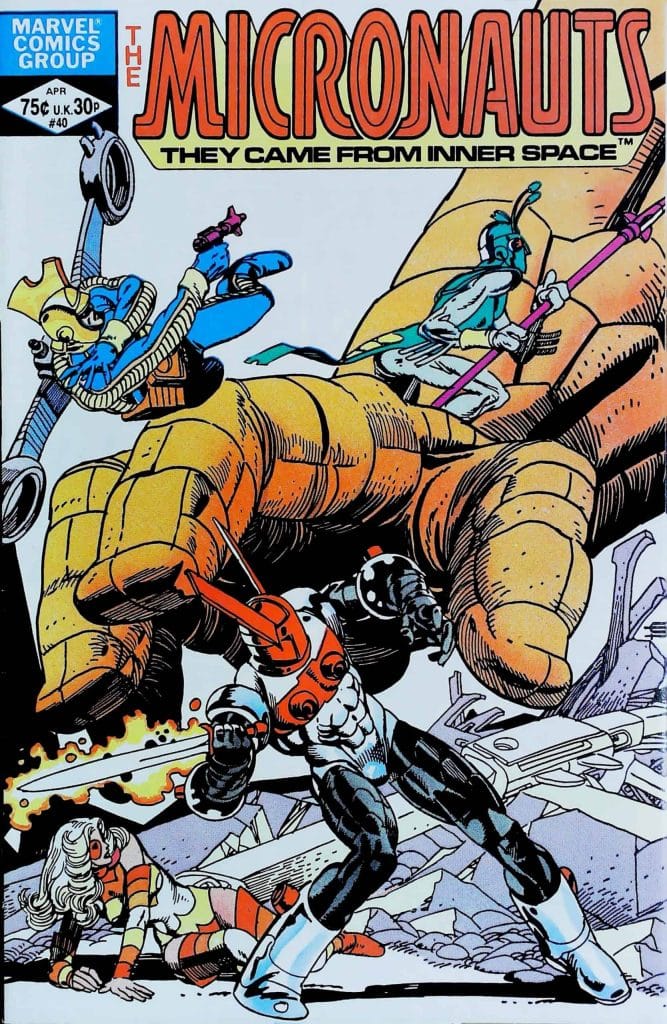 Micronauts #40, vue de l'exemplaire