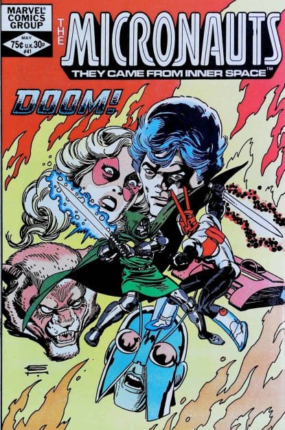Couverture de MICRONAUTS (1979) #41 - par Gil Kane - lecubeacomics.com