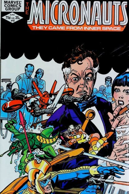 Couverture de MICRONAUTS (1979) #42 - par Gil Kane - lecubeacomics.com