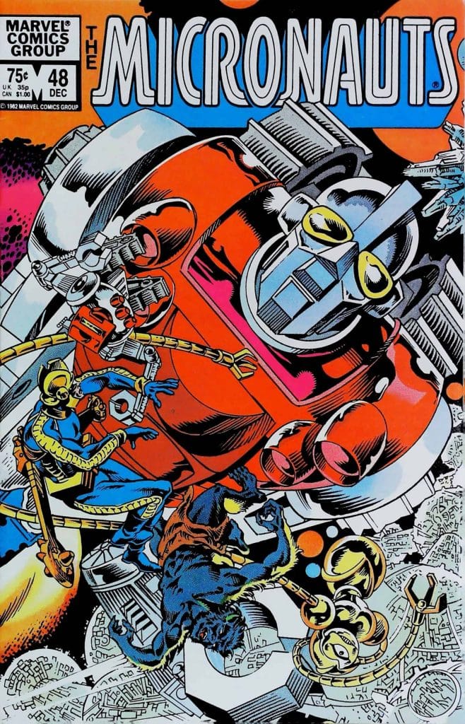 Micronauts #48, vue de l'exemplaire