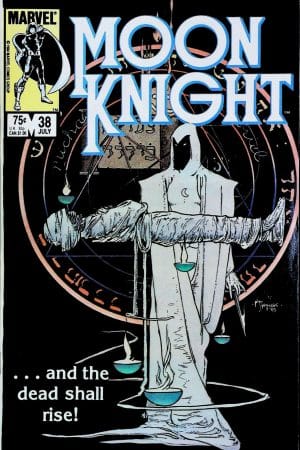 Couverture de MOON KNIGHT (1980) #38 - par Mike Kaluta - lecubeacomics.com