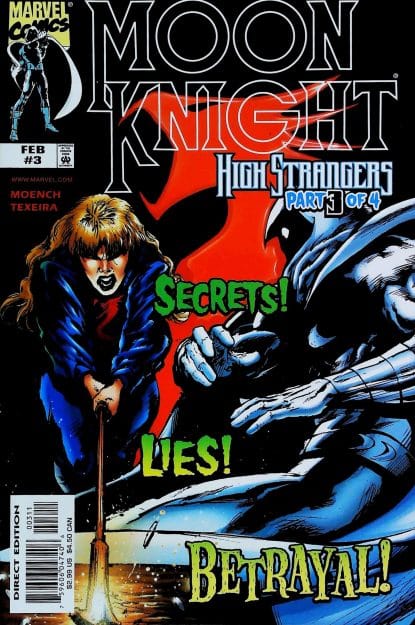 Couverture de MOON KNIGHT (1999) HIGH STRANGERS #3 - par Mark Texeira - lecubeacomics.com