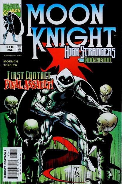 Couverture de MOON KNIGHT (1999) HIGH STRANGERS #4 - par Mark Texeira - lecubeacomics.com