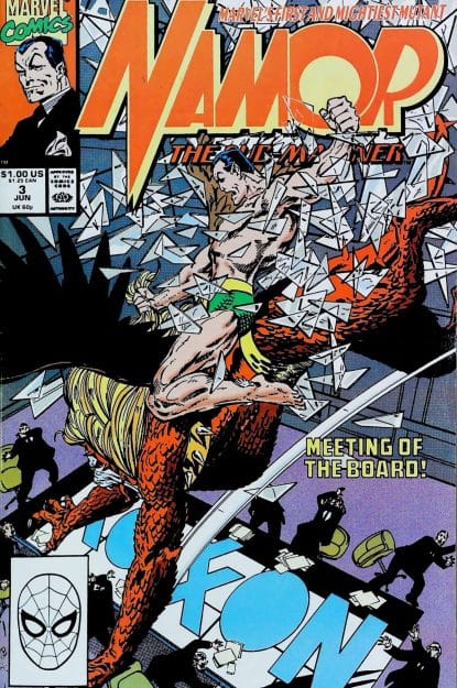 Couverture de NAMOR THE SUB-MARINER (1990) #3 - par John Byrne - lecubeacomics.com