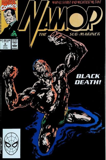 Couverture de NAMOR THE SUB-MARINER (1990) #4 - par John Byrne - lecubeacomics.com