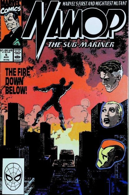 Couverture de NAMOR THE SUB-MARINER (1990) #5 - par John Byrne - lecubeacomics.com