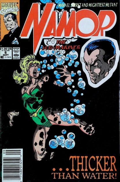 Couverture de NAMOR THE SUB-MARINER (1990) #6 - par John Byrne - lecubeacomics.com