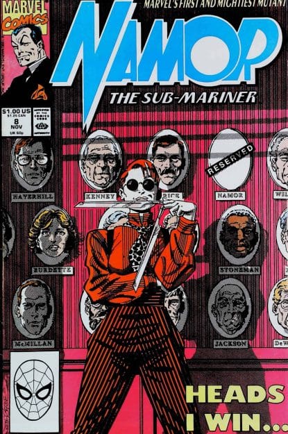 Couverture de NAMOR THE SUB-MARINER (1990) #8 - par John Byrne - lecubeacomics.com