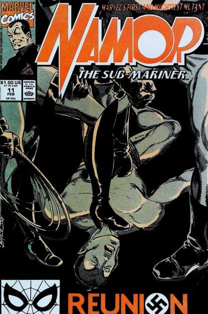 Couverture de NAMOR THE SUB-MARINER (1990) #11 - par John Byrne - lecubeacomics.com