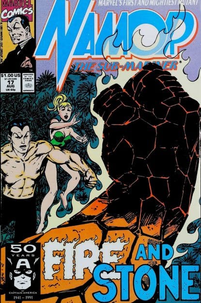 Couverture de NAMOR THE SUB-MARINER (1990) #17 - par John Byrne - lecubeacomics.com