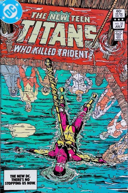 Couverture de NEW TEEN TITANS (1980) #33 - par George Perez - lecubeacomics.com