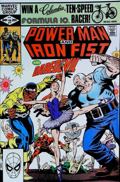 Couverture de POWER MAN & IRON FIST (1972) #77 - par Kerry Gammill - lecubeacomics.com