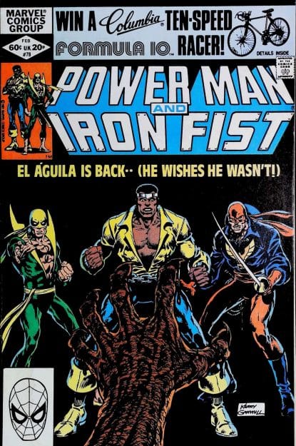 Couverture de POWER MAN & IRON FIST (1972) #78 - par Kerry Gammill - lecubeacomics.com