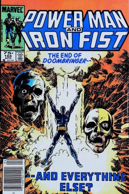 Couverture de POWER MAN & IRON FIST (1972) #104 - par John Byrne - lecubeacomics.com