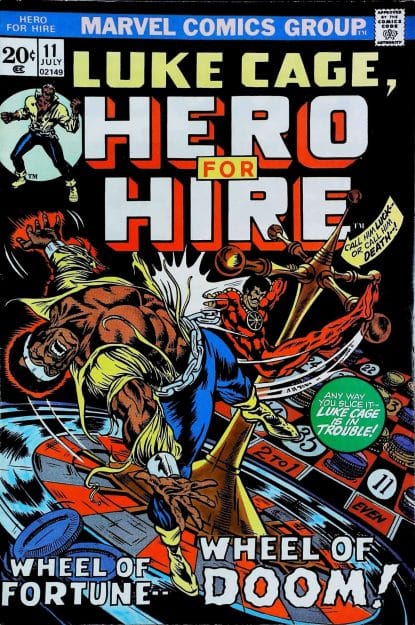 Couverture de LUKE CAGE HERO FOR HIRE (1972) #11 - par Billy Graham - lecubeacomics.com
