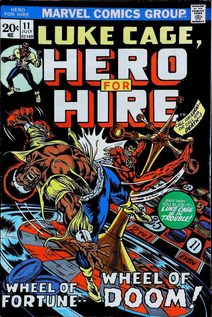 Luke Cage Hero For Hire #11, vue de l'exemplaire