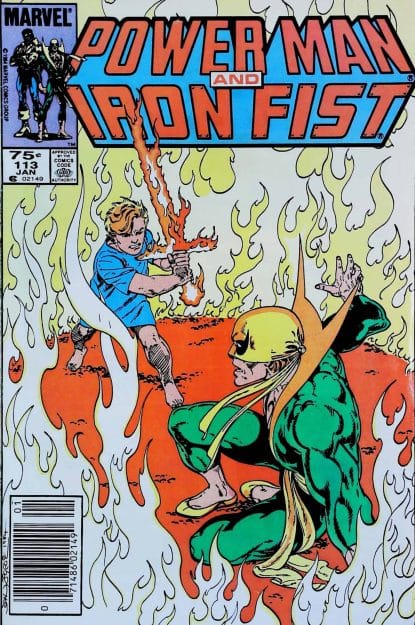 Couverture de POWER MAN & IRON FIST (1972) #113 - par John Byrne - lecubeacomics.com