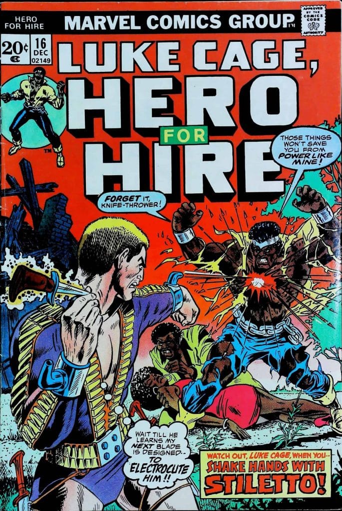 Luke Cage Hero For Hire #16, vue de l'exemplaire