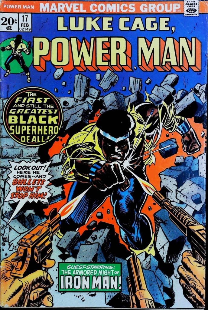 Luke Cage Power Man #17, vue de l'exemplaire