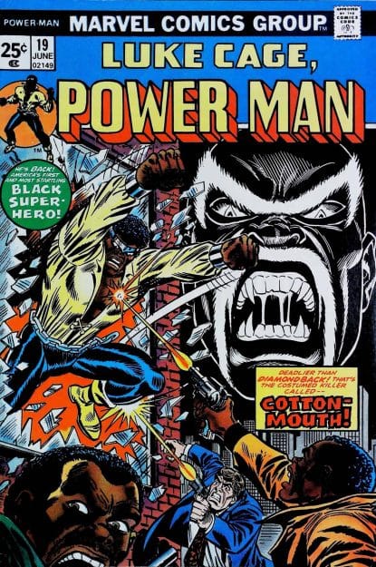 Couverture de LUKE CAGE POWER MAN (1972) #19 - par Ron Wilson - lecubeacomics.com