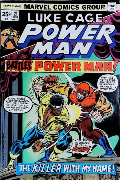 Couverture de LUKE CAGE POWER MAN (1972) #21 - par Ron Wilson - lecubeacomics.com