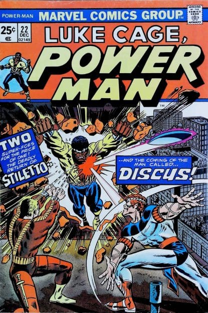 Couverture de LUKE CAGE POWER MAN (1972) #22 - par Ron Wilson - lecubeacomics.com