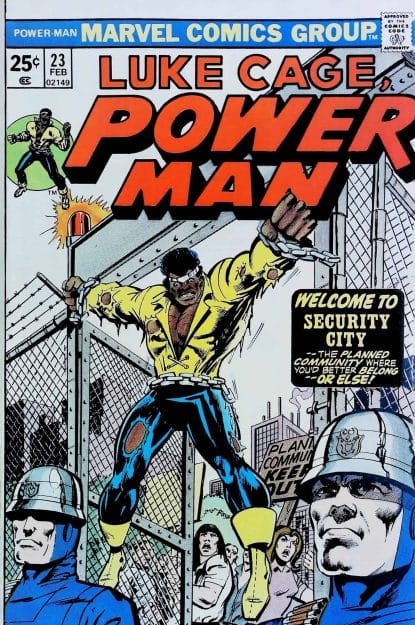 Couverture de LUKE CAGE POWER MAN (1972) #23 - par Ron Wilson - lecubeacomics.com