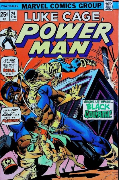 Couverture de LUKE CAGE POWER MAN (1972) #24 - par Gil Kane - lecubeacomics.com