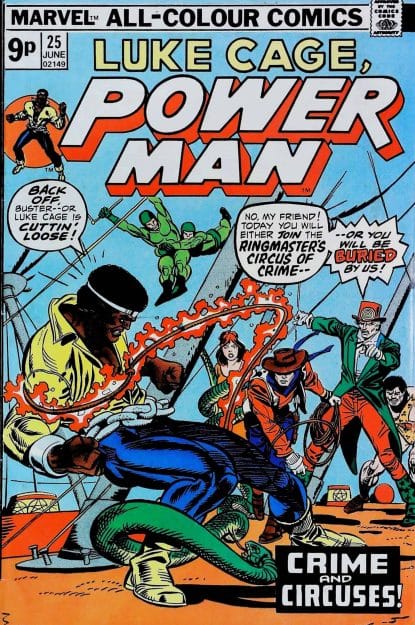 Couverture de LUKE CAGE POWER MAN (1972) #25 - par Mike Esposito - lecubeacomics.com