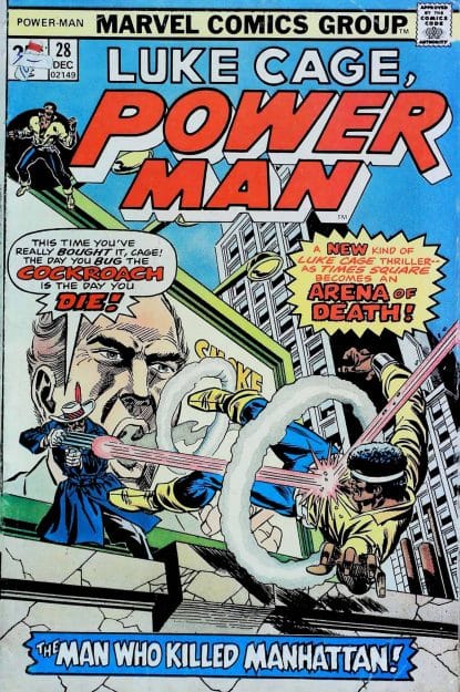 Couverture de LUKE CAGE POWER MAN (1972) #28 - par Gil Kane - lecubeacomics.com